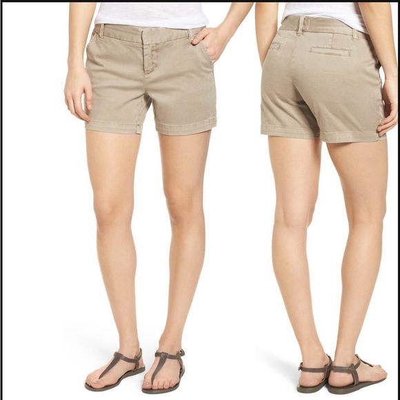 Caslon 5- inch Twill Shorts Size 4 Petite - Picture 2 of 9